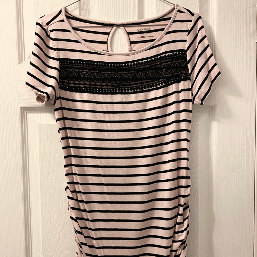 Pink Blush Maternity Tee